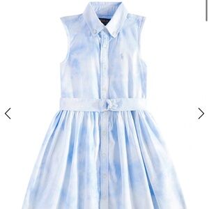 Polo Ralph Lauren Kids Belted Tie-Dye Dress